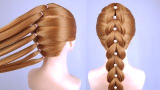 Ponytail Hairstyle For Long Hair  Trendy Hairstyle For Teenagers  Easy And Simple Hairstyle [upl. by Stan837]