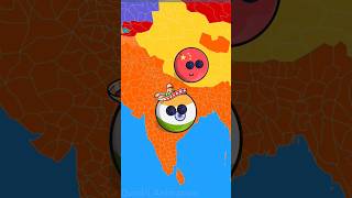 Lets make India the largest country in the world Today shorts indiacountryball animation [upl. by Pinkham]