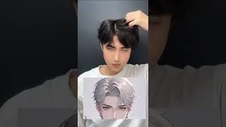 Hair styling boys hairstyling titokviral viral hairstyle hairtutorial CapCut [upl. by Rdnaskela]