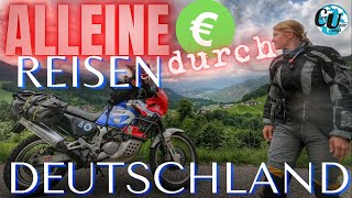 MOTORRADREISE DEUTSCHLAND Film 💰Kosten ✅ Kilometer ✅ Locations [upl. by Thorstein]