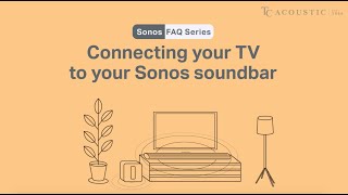 Connect your Sonos soundbar to your TV in just 3 steps Easy to setup even for a tech newbie [upl. by Editha]