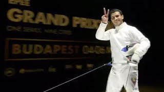 Highlights of Gold Medal Match Ruben Limardo Gascon v David Nagy  Budapest Fencing Grand Prix 2022 [upl. by Nairrod543]