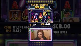 Super Respin Slot Machine Winning [upl. by Joseph]