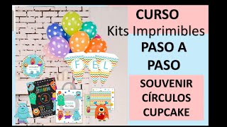 Cómo hacer KIT IMPRIMIBLES con POWERPOINT [upl. by Hyrup187]