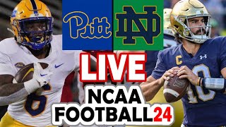 Pittsburgh at Notre Dame 102823 Simulation 2023 Rosters for NCAA 14 [upl. by Ettezzus]