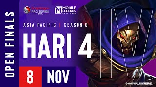 🔴 ID AP Mobile Legends Bang Bang  Snapdragon Mobile Open Finals  Season ke6  Hari 4 [upl. by Yesnnyl]