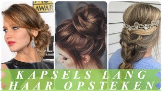 Stoere rommelig opgestoken haar dames [upl. by Itoyj]