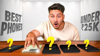 Top 5 Best Smartphones Under ₹25000 in 2024 [upl. by Ahsiekam460]