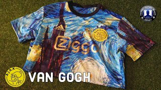 Adidas Ajax Vincent van Gogh 2023 jersey unboxing Min Lin ajaxamsterdam [upl. by Gnud216]