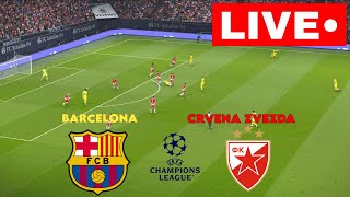 🔴LIVE Barcelona vs Crvena zvezda  Champions League 2024  Full Match LiveStreaming [upl. by Gotcher715]