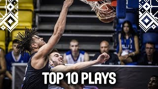 Top 10 Plays  FIBA U18 European Championship 2018 [upl. by Nahoj]