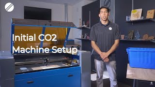 Initial Set Up for Your CO2 Laser Engraver  Training Video  OMTech Laser [upl. by Ruggiero718]