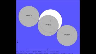 Alle Sonnenfinsternisse in Deutschland bis 2050 [upl. by Ahtram]