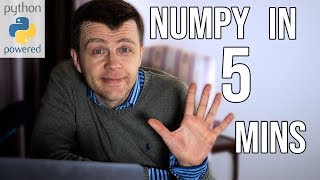 Learn NUMPY in 5 minutes  BEST Python Library [upl. by Firmin668]