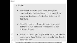 Cours programmation socket réseau n°2  TCP en Java [upl. by Cartie]