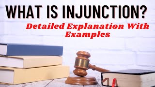 Injunction  With Examples [upl. by Morganstein]