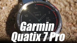 Sailing in Style The Garmin Quatix 7 Pro Unveiled [upl. by Rayham444]