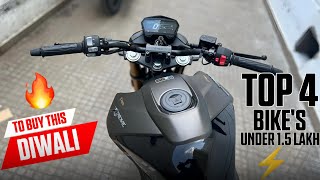 Top 4 BEST BIKES to Buy this DIWALI 🪔Diwali pe kharidne ke lie 4 behtarin bikes [upl. by Sower240]