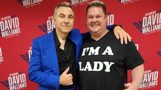 Little Britain meets Big Australian Meeting David Walliams at his Perth show [upl. by Nessy75]