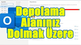 Outlook Depolama Alanınız Dolmak Üzere Çözümü [upl. by Sidonius]