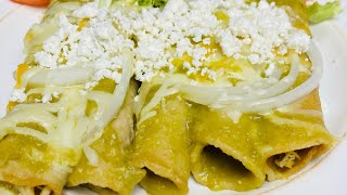 ENCHILADAS VERDES DE POLLO [upl. by Nelyag]