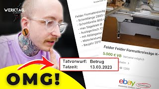 SÄGE über KLEINANZEIGEN gekauft und DANN DAS 😳  265623  WERKTAG mit Jonas Winkler [upl. by Lancelot]