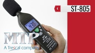 MTP ST805 Sound Level Meter product video presentation [upl. by Bubb]