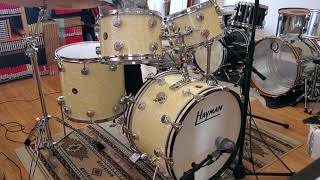 SOLD Drum Kits  Hayman Vibrasonic 14x22 8x12 9x13 16x16 [upl. by Setiram]