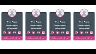 How to make Responsive cards in html css  Cards in html css  htmlcss htmltutorial  AwaisJota [upl. by Hsuk]