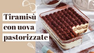 Tiramisù  Ricetta originale versione con savoiardi uova pastorizzate e panna [upl. by Gussie]