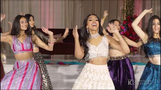 ANISHA WEDDING BOLLYWOOD Performance Ghagra Khwab Dekhe Chikni Chameli ShararaTip Tip Sheila [upl. by Alaikim811]