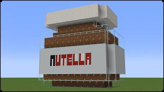 How To Build a Jar Of Nutella In Minecraft [upl. by Wolbrom726]