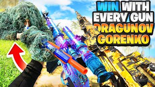 Win with Every gun on Warzone Gorenko amp Dragunov [upl. by Argella557]