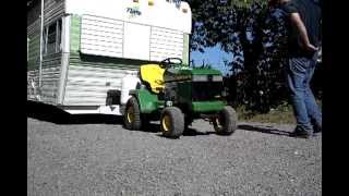 Lx178 7500lbs pull on gravel [upl. by Ahsoyek]