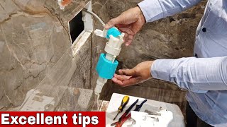 how to repair leaking concealed flush tank [upl. by Che222]