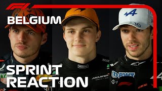 Drivers React After Sprint Saturday  2023 Belgian Grand Prix [upl. by Arved115]