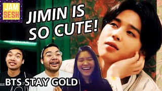 JIMIN IS SO CUTE BTS Stay Gold MV Reaction [upl. by Iy]