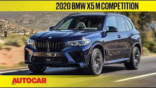 BMW’s most powerful SUV 2020 X5 M Competition  First Drive  Autocar India [upl. by Olfe]