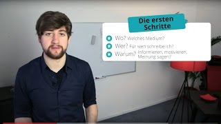 Englisch Einen Artikel schreiben [upl. by Naivaf]