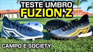 Melhor chuteira CUSTOBENEFÍCIO de 2022 🤔  Testei a chuteira Umbro Fuzion Z FG e TF [upl. by Kiryt516]