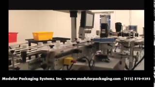 Tablet Packaging Line Model 4810 Slat Filler [upl. by Harod327]