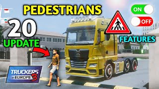 🚚20 UPDATE Features Pedestrians Odometer Digital Mirrors  Truckers of Europe 3 🏕  Truck Gameplay [upl. by Augie]