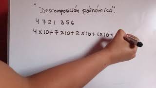 Descomposición Polinómica  Aritmética matemática teacherluis [upl. by Ennaillek]