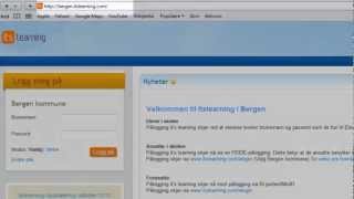 Foresattepålogging itslearning Bergen kommune [upl. by Hallvard]
