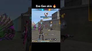 Evo Gan skin 🔥 freefire shorts [upl. by Erika682]