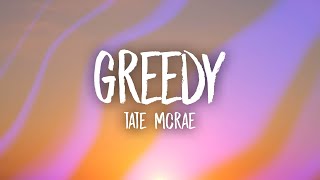 Tate McRae  greedy Lyrics [upl. by Nneb]