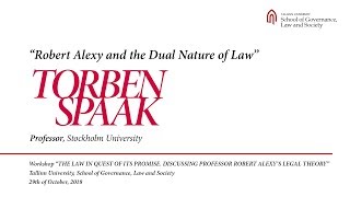 Torben Spaak  ”Robert Alexy and the Dual Nature of Lawquot [upl. by Neill]