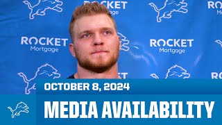 Detroit Lions players meet with the media  October 8 2024 [upl. by Seavir361]