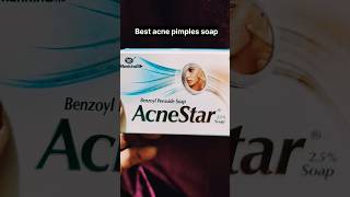 Best facewash for acne pimples problemsAcnestar soap reviewskincareshortsshortsfeed [upl. by Avitzur]