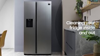 6 Tips on How To Clean Your Samsung Fridge Freezer  Samsung UK [upl. by Anidene]